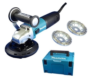 Betonschleifer / Sanierungsfräse / Winkelschleifer Set AVT mit Drehzahlregelung 125mm - 1